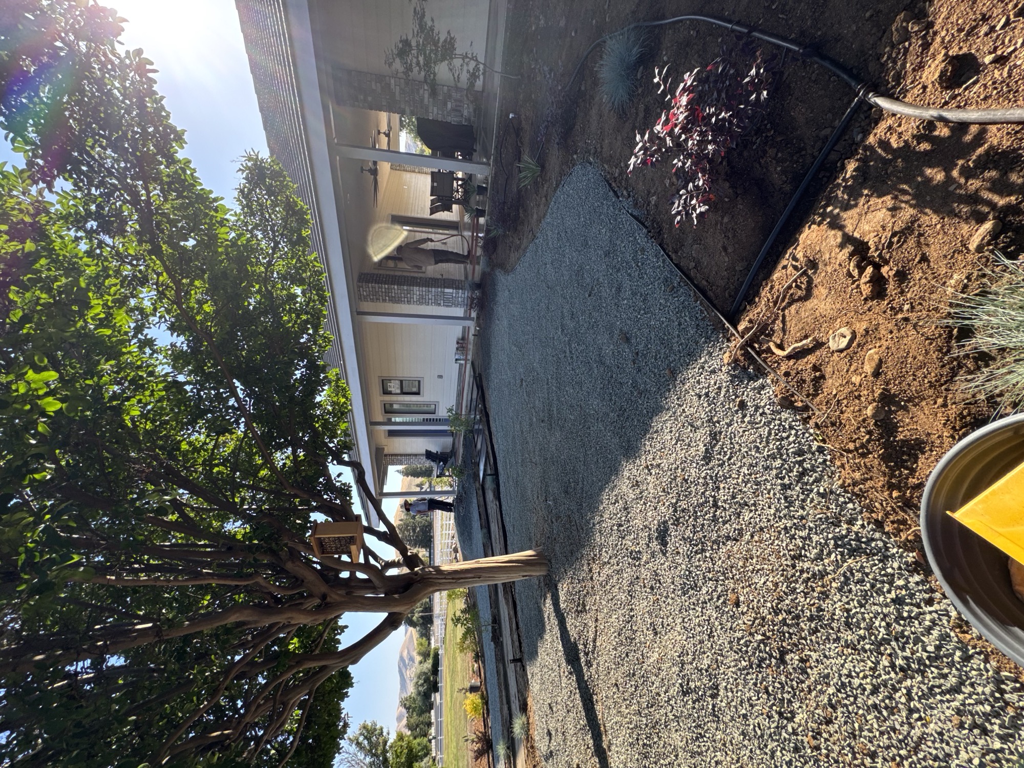 Landscape materials and finished yard work from Agape